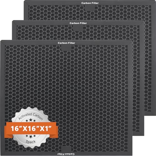 Air Scrubber Carbon Filters for HEPA500 (3 Pack)