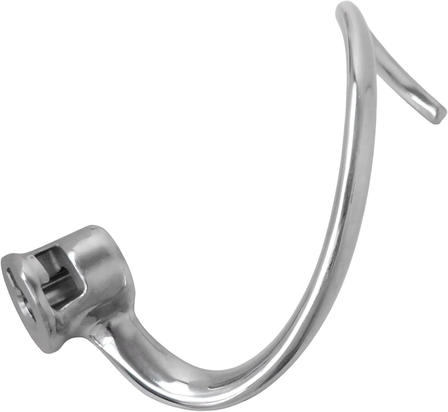 Stainless Steel Spiral Dough Hook, Dough Hook Attachment Fits for KitchenAid 5Plus & 6QT Bowl-Lift Stand Mixers, Not Fit for Tilt-Head Mixer