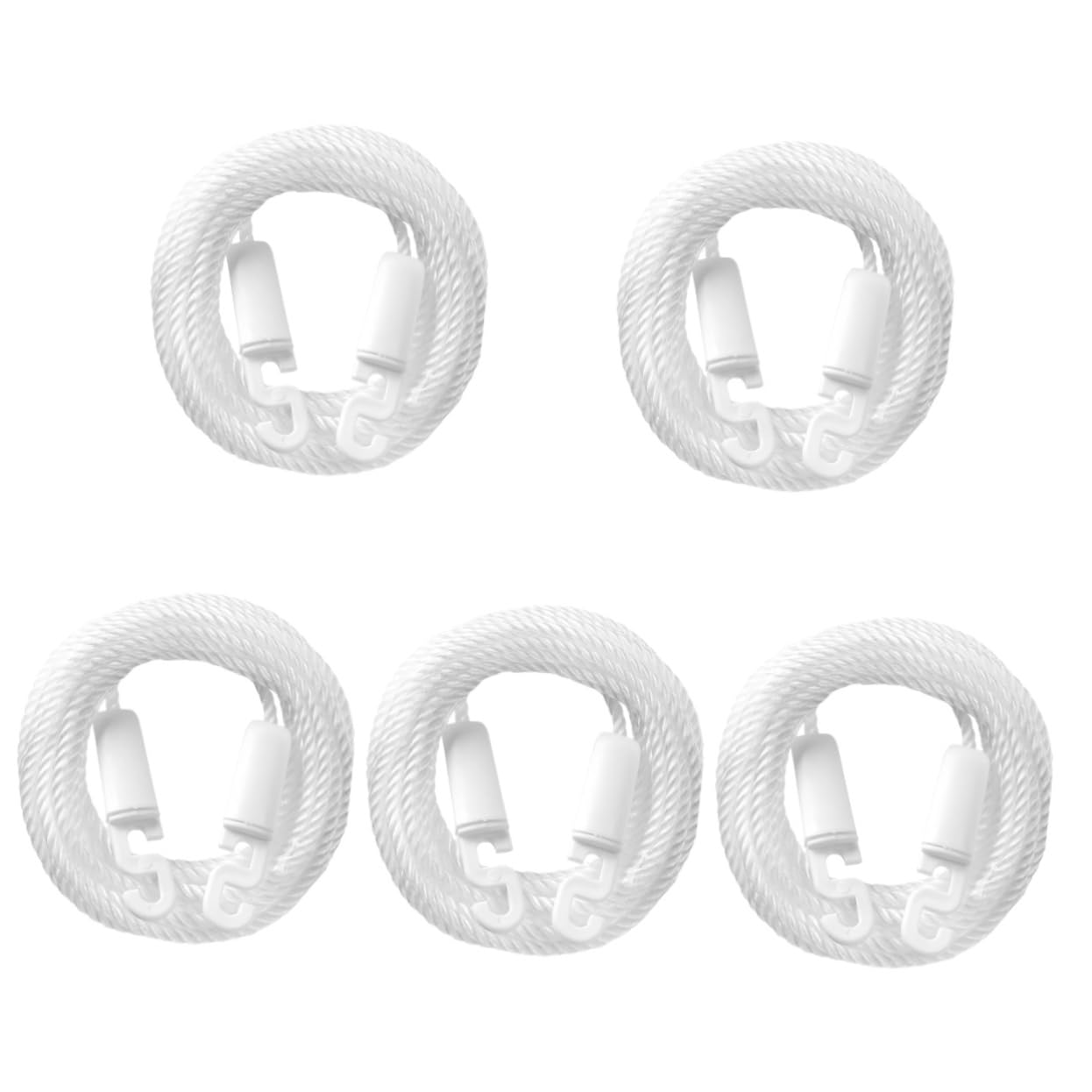 Cabilock Lot De 5 Cordes À Linge Multifonctions pour Lextérieur Robustes Coupe-Vent Et Non Séchantes pour Le Camping À Domicile