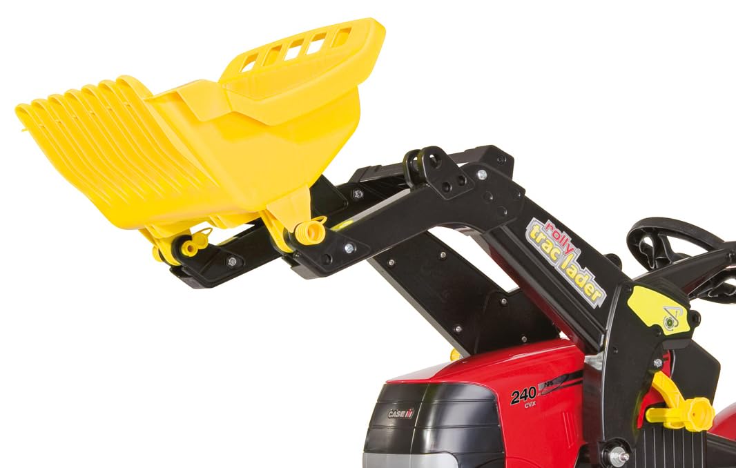Rolly Toys 611065 - Veicolo a Pedali Farmtrac,Case Puma CVX 225 con Ruspa