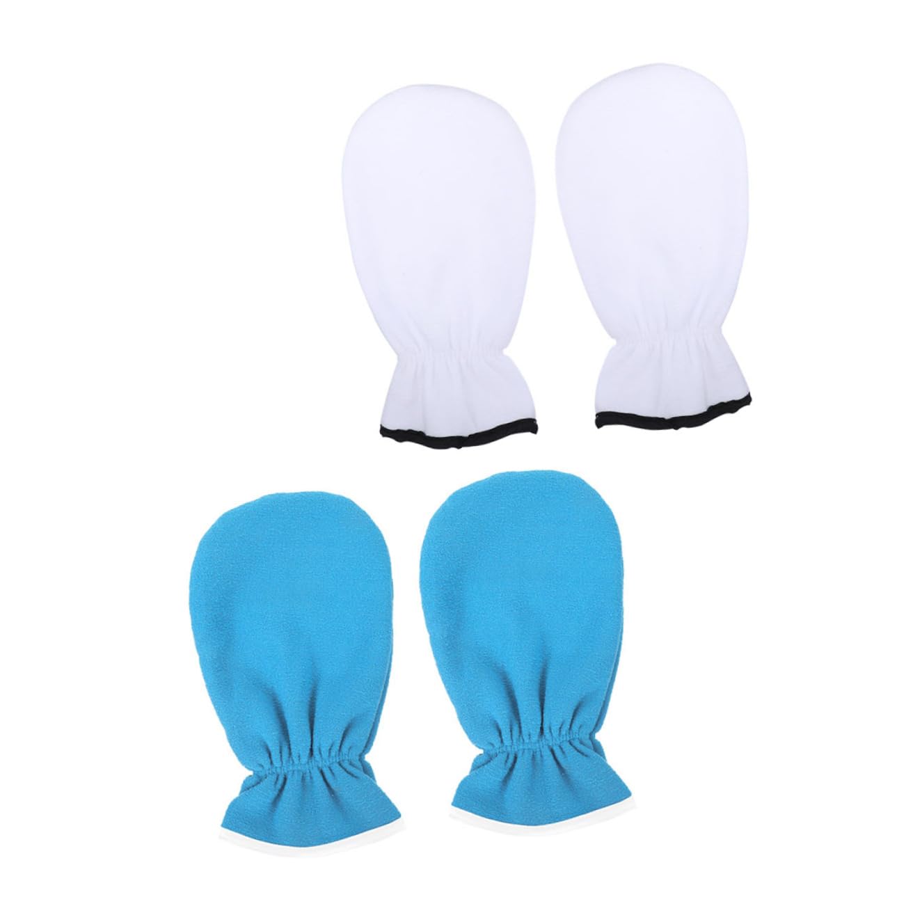 Didiseaon Kerotherapy Supply Exfoliating Leather Gloves Professional Wax Mitts for