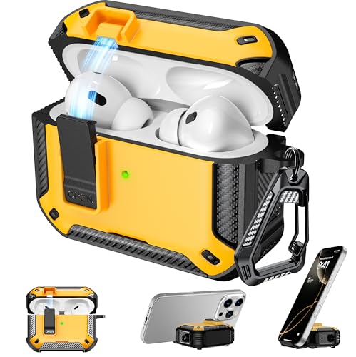 Image of RFUNGUANGO for AirPods Pro 2 Case, Yellow