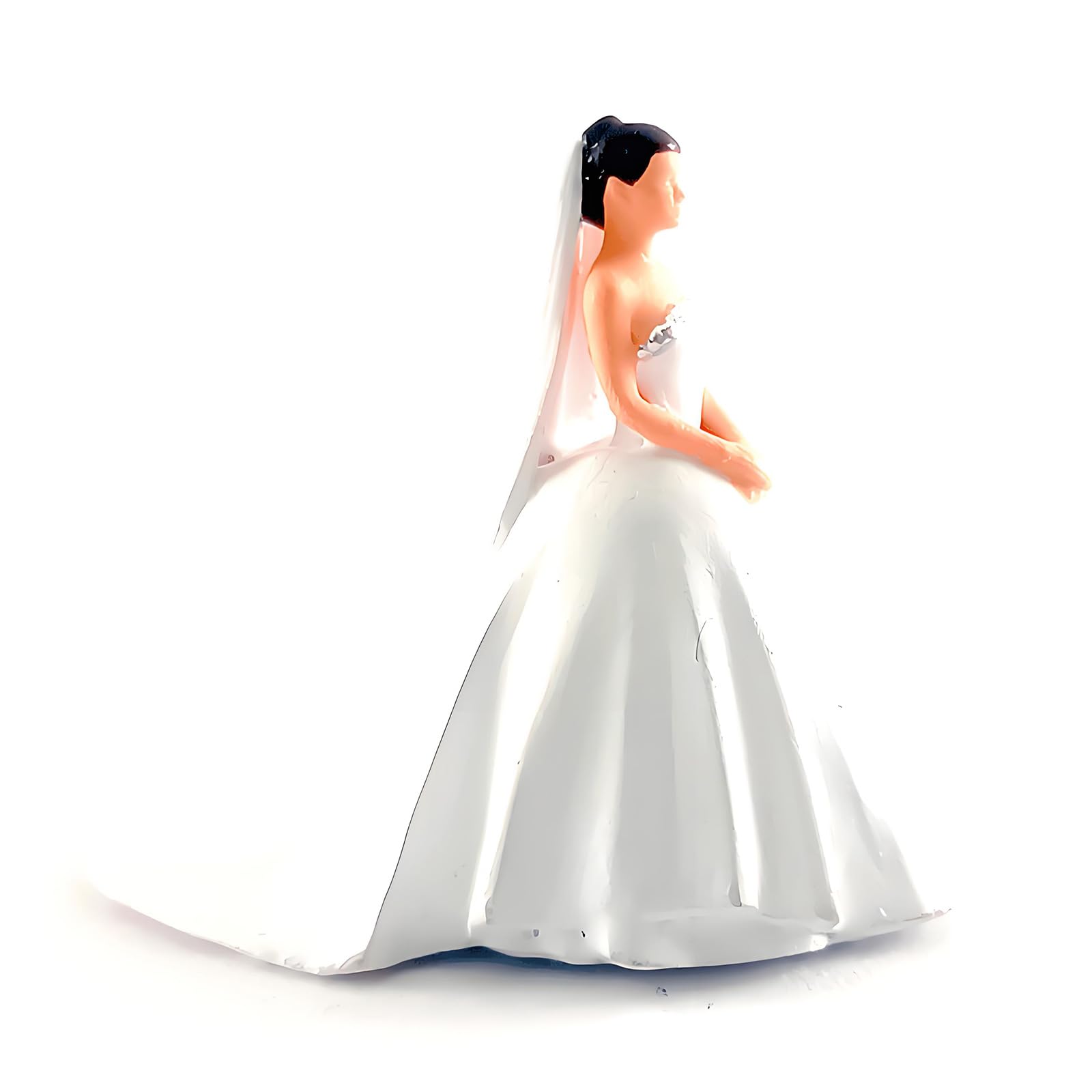 Msioytog Upgrades Realistic 1: 64 Miniature Wedding Proposal Couple Figurines Resin Decoration for Home Display & Small Scene Wedding Decoration Miniatures