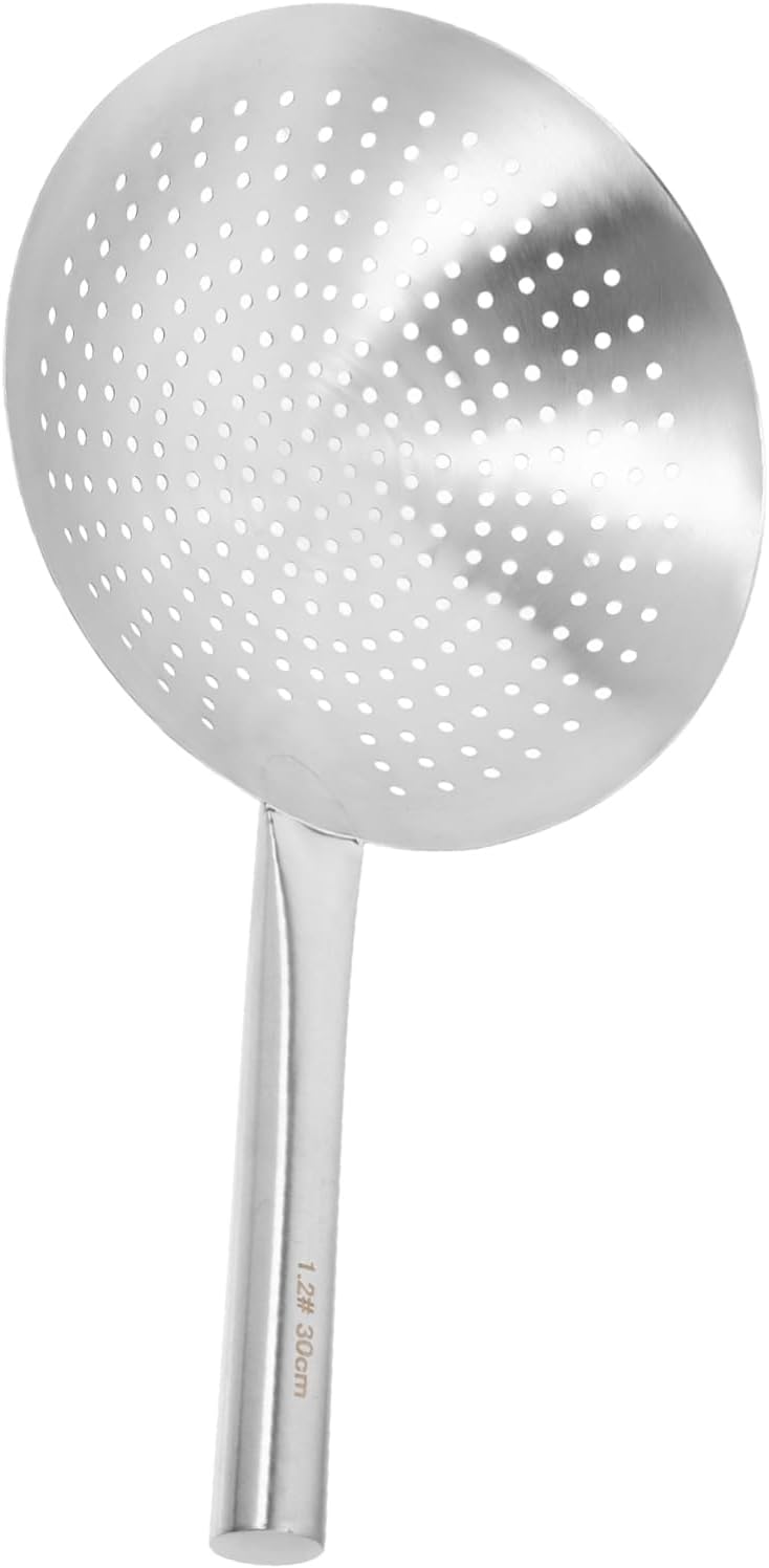 KICHOUSE Stainless Steel Strainer Mesh Skimmer Ladle Thickened Frying Filter Kitchen Gadget Fine Mesh Wire