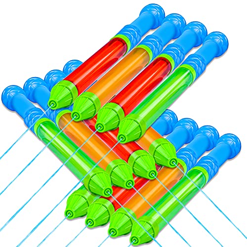 JOYIN 12 Pack Super Water Blaster, 16.5'' Water Soaker Squirt Guns for Kids Summer Swimming Pool Beach Sand Outdoor Water Activity Fighting Play Toys