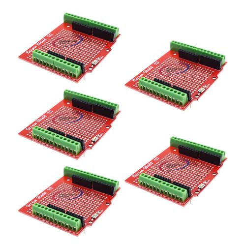 5PCS Proto Screw Shield Assembled Terminal Point Prototype Expansion Board Opening Source Reset Button PCB Bare Board