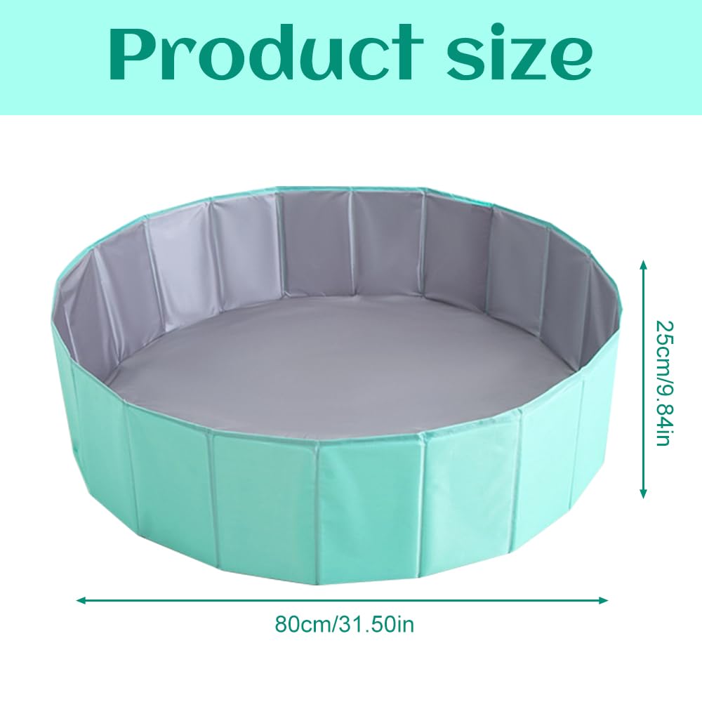 Foreverup Ball Pit, Foldable Baby Ball Pit, 80 CM Kids BallPit for Children Girls Boys Portable Ocean Ball Pit - Image 3
