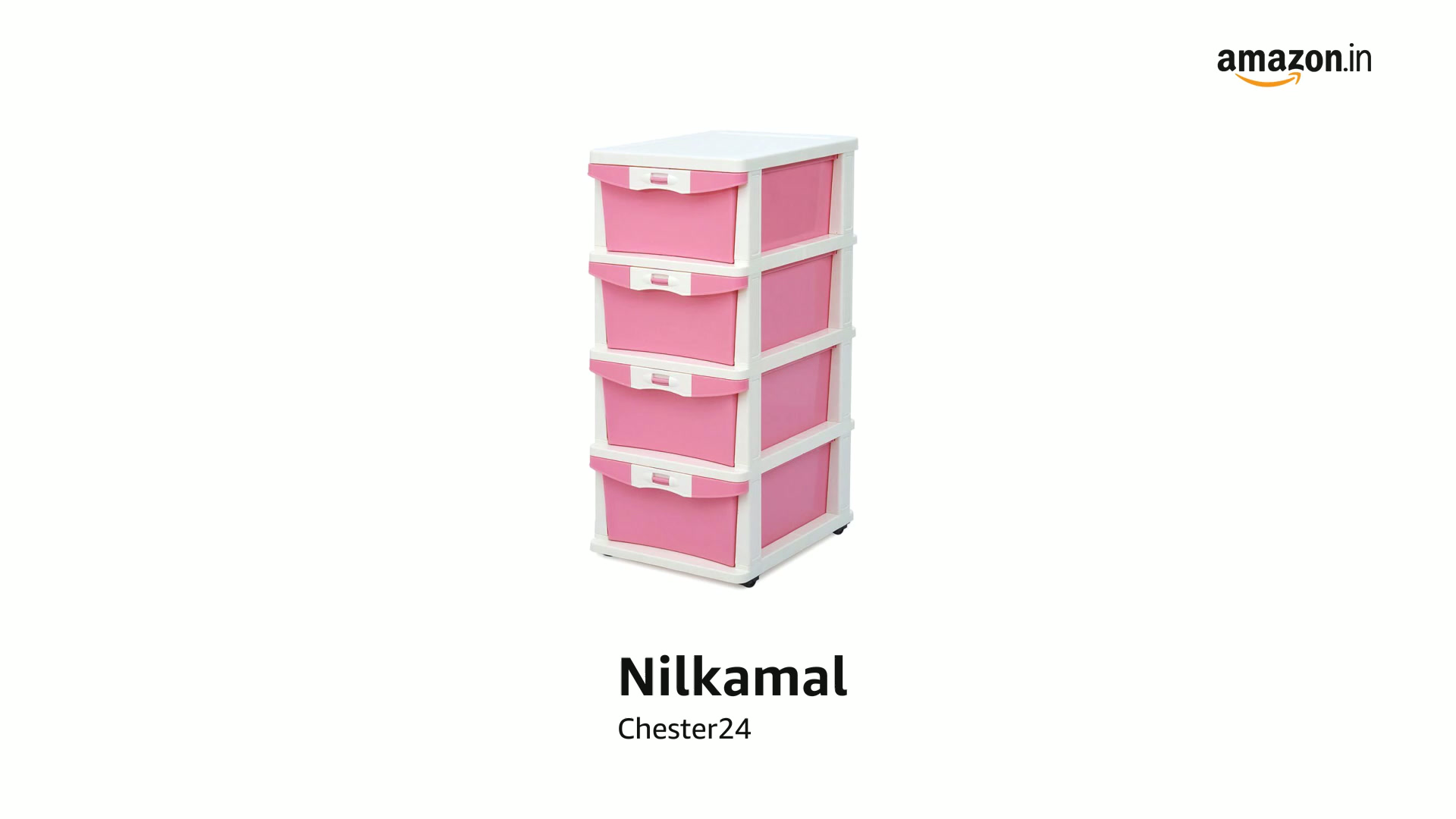 Nilkamal Chests of 4 Drawers CHTR24NT |Multi-Purpose Storage