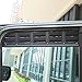 HIRUFAIT Rear Side Door Window Louvers for 2020-2023 L@nd Rover Defender 110 130 Accessories, Aluminum Alloy Louvers Air Vent Screen Cover for Car Window