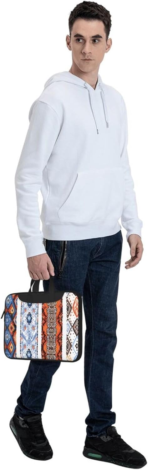 Laptop Bag for Women Men Portable Computer Carrying Case with Handle Strap Waterproof Shoulder Messenger Bag