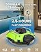 Cordless Robotic Pool Cleaner, Dual-Motor Vacuum with 25° Slope Climbing for Pools up to 915 sq ft, UL & CSA Certified, 120 Mins Long Running Time, Automatic Self-Parking, Powerful Suction
