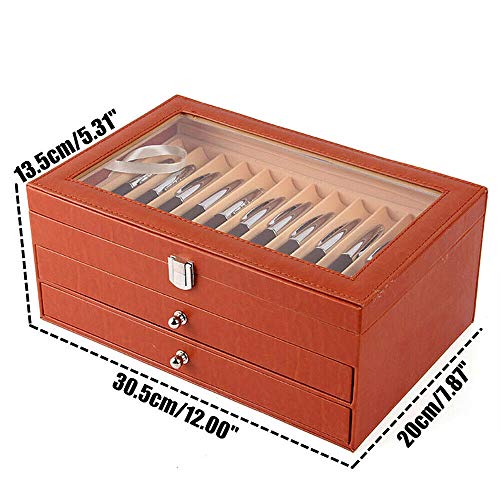 Custodia Portapenne In Tessuto Oxford Nero – 48/72 Slot, Organizer Per Collezione