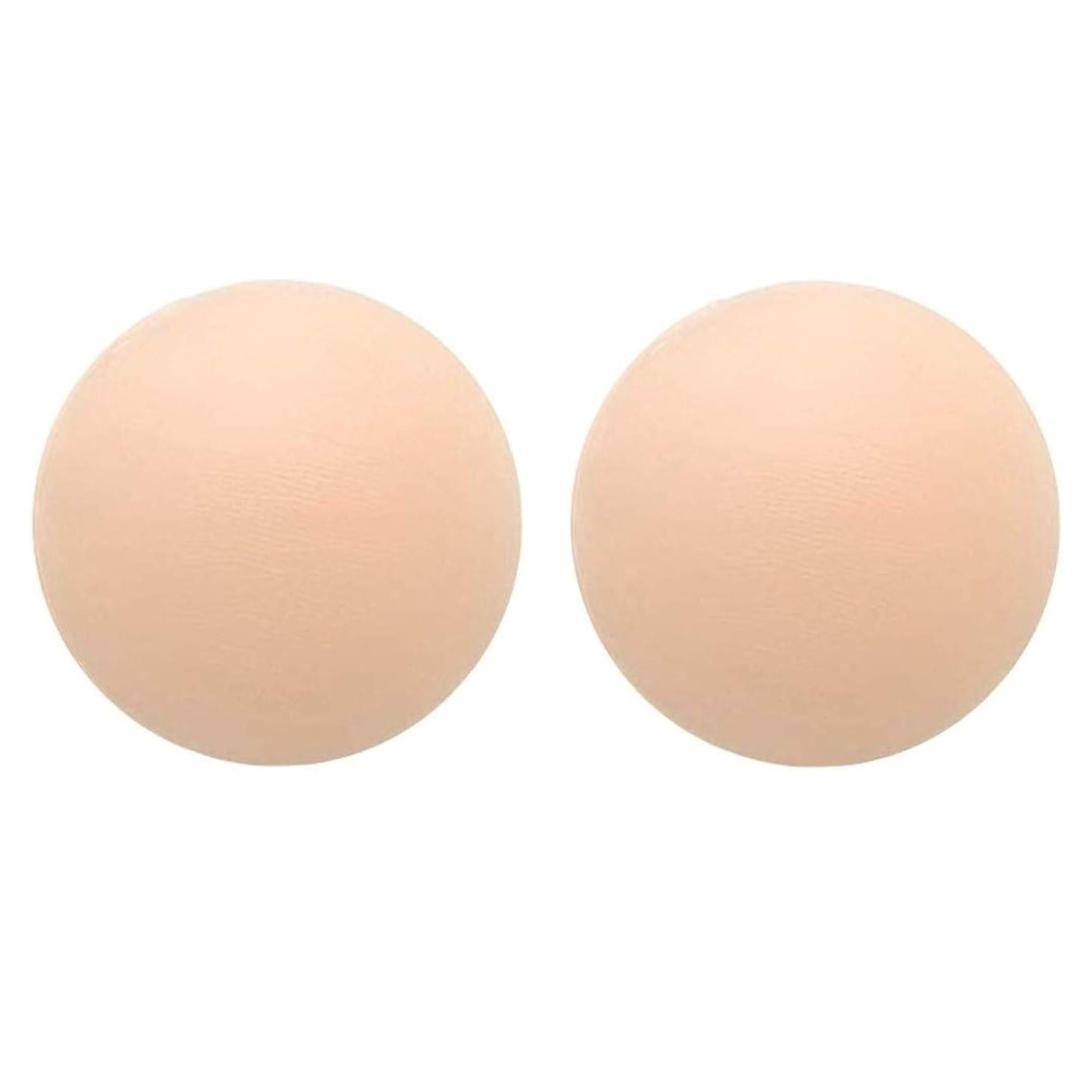 Nipple Covers for Women, No Show Reusable, Washable & Hypoallergenic, Sticky Adhesive Silicone Nipple Pasties Beige-image-17