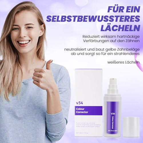 KAIOWPEIC Lila Zahnpasta Whitening, Zahnbleichende Zahnpasta,Strahlend Weiße Zähne,Zahnfleisch Reparatur,Effektive Verfärbungsentfernung, Zahnschmelzschutz, Frischer Atem