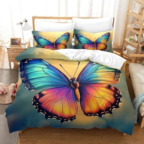 Housse de couette effet 3D ultra douce microfibre King - 3