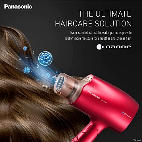 Panasonic Eh-Na45Rp62B Hair Dryer With Nanoe Technology For Shinier, Healthier Moisture-Rich Hair (Rouge Pink), 1600 Watts, 1600 Watts - Image 3