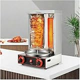 Photo Gallery macchina per kebab a gas, girarrosto verticale per carne, in acciaio inox, per ristoranti e cucine domestiche Photo Gallery macchina per kebab a gas, girarrosto verticale per carne, in acciaio inox, per ristoranti e cucine domestiche