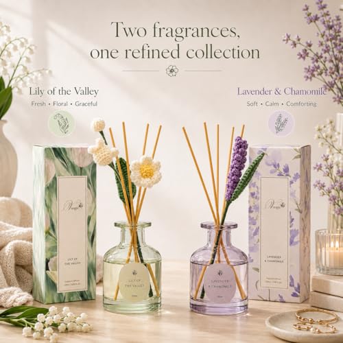 Set difusores de varillas Lily of the Valley y Lavanda & Manzanilla miniatura 3