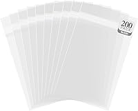 Vista 1 de Golden State Art, Fundas de almacenamiento de 4" x 6" transparentes libres de ácido para impresiones de 4x6, fotos, tarjetas A1, sobres