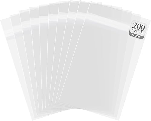 Golden State Art, Bolsas de almacenamiento de 4 x 6 pulgadas, sin ácidos, para impresiones de 4 x 6, fotos, tarjetas A1, sobres (tamaño de la bolsa