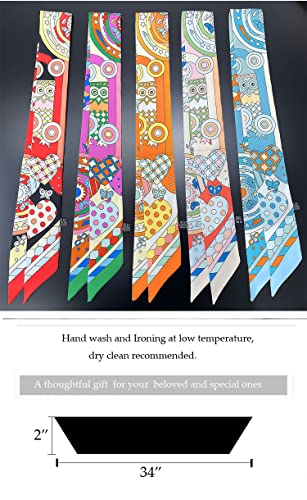 Bag Handbag Handle Ribbon Scarf Hair Head Band Neck Scarf Neckerchief Scarf Fashion with Gift Packed3