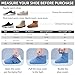 RINJOY Waterproof Shoe Covers Non-Slip Rain Shoe Covers Reusable Silicone Shoes Covers For Rain Resistant Rain Boots For Men Women Outdoor Overshoes Protection