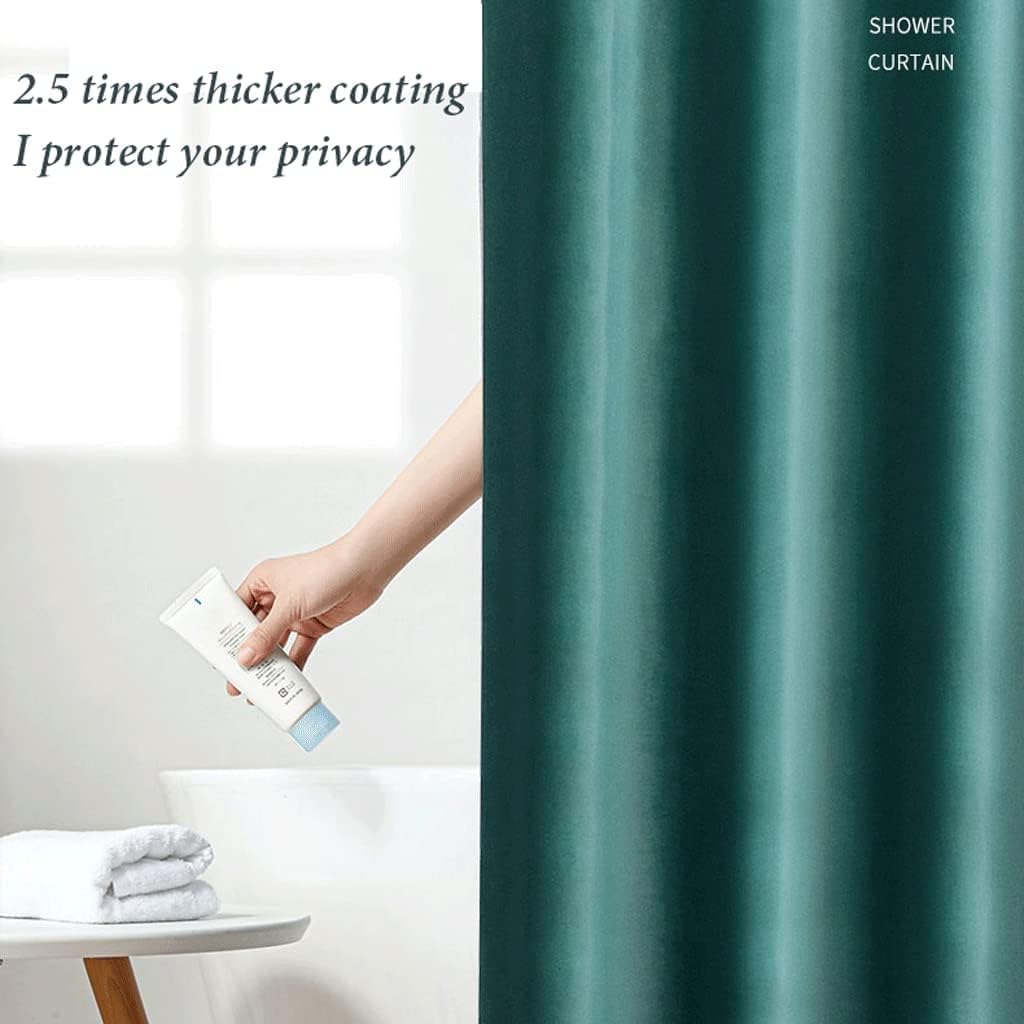 Best Shower Curtain Shower Curtain Waterproof Polyester Fabric Bath Shower Curtains No Hooks Tub Curtains Machine Washable Shower Curtain Liner Bath Decor (D 180x180cm)