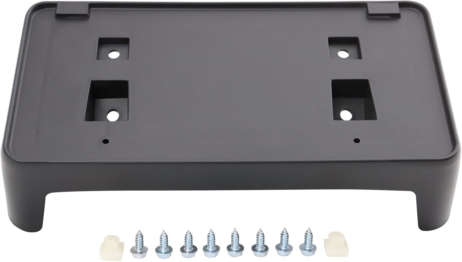 TRQ License Plate Bracket Black Compatible with 2004-2009 Dodge Ram 1500, 2500, 3500 CH1068111