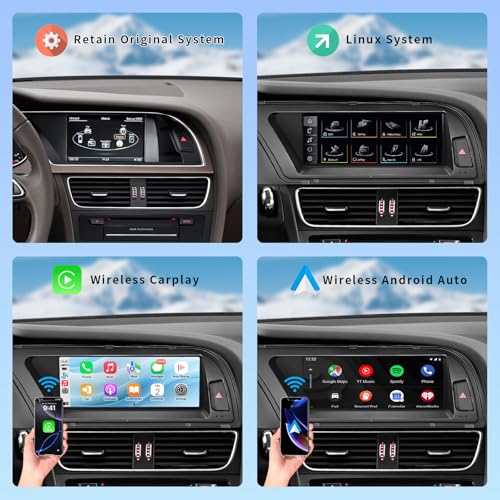 Pantalla táctil 8.9 pulgadas para Audi A4 2009-2015 miniatura 2