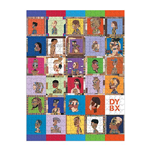 Galison Derrick Adams X Dreamyard Double-Sided Puzzle, 500 Pieces, 24” X 18” – Jigsaw Puzzle Featuring Stunning Artwork – Thick, Sturdy Pieces, Challenging Family Fun #TOP2