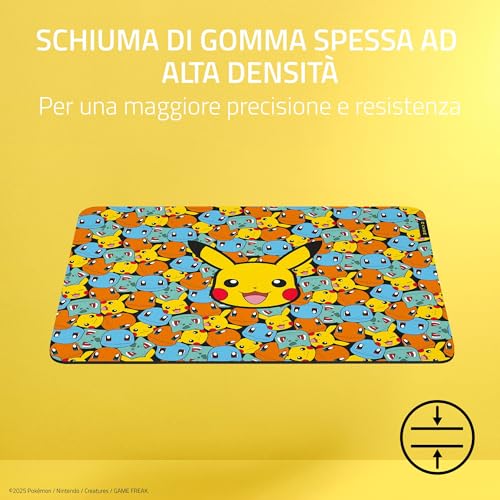 Gigantus V2 Pokémon Edition - Morbido tappetino per mouse da gioco per velocità e controllo - superficie a microtessitura - schiuma di gomma spessa - 360 x 275 x 3 mm | Pokémon Kanto - Mousepad - Immagine 2