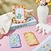 Lineshading 12 Set DIY Phone Case Kit Whipped Cream Glue Kit Include 12 Simulation Cream Glue 15ml with Nozzle 2 Pack Theme Decorations 2 Pack Decorating Accessories for Craft Birthday Gift (Lovely)
