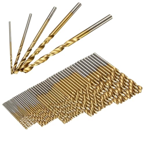 Image of Sunkizzrs 50-Pcs HSS Drill Bit Set (1 /1.5 /2 /2.5 /3mm) (50)