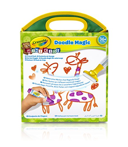 Crayola Mini Kids - 81-1963-e-000 - Kit De Loisirs Créatifs - Doodle Magic Pochette De Voyage