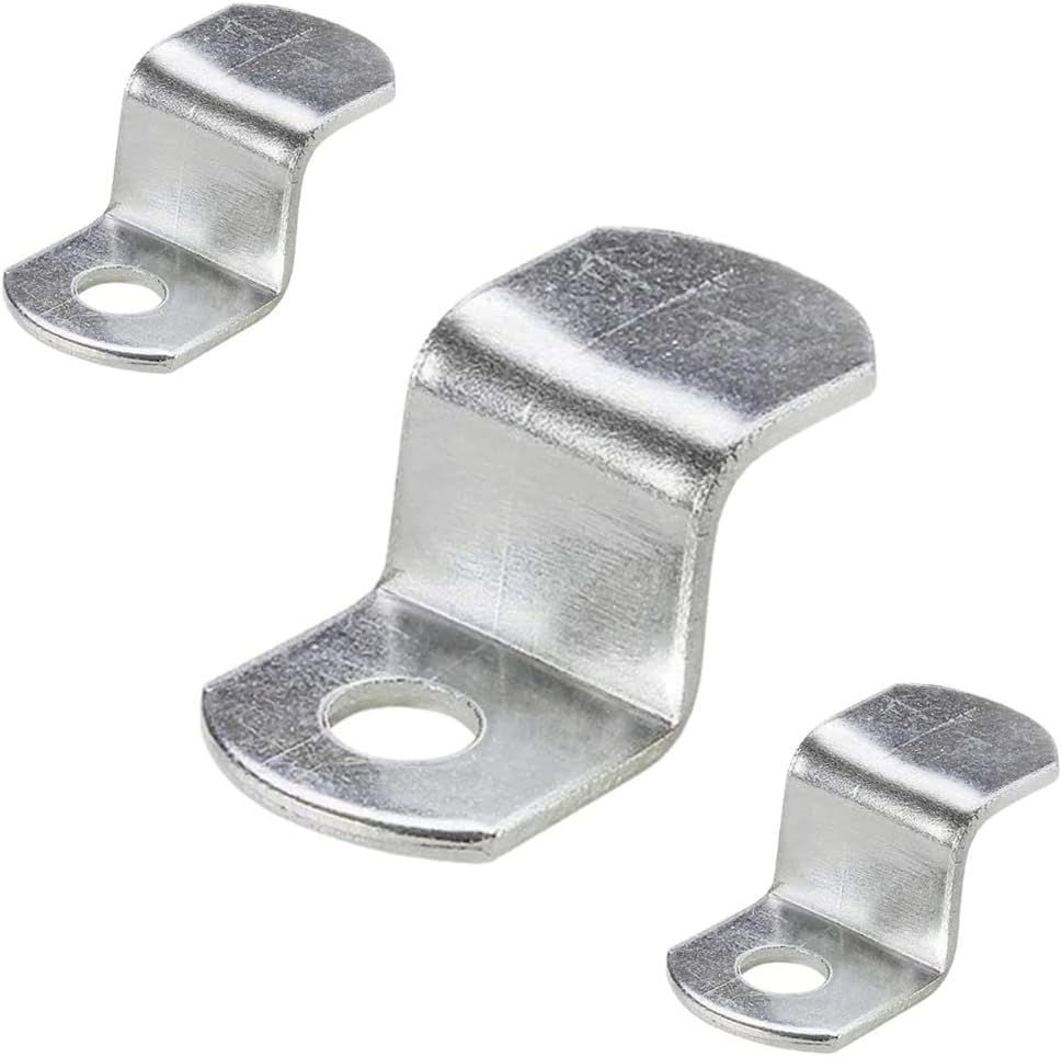Canvas Offset Clips 9mm Picture Photo Frame Stretch Canvas Frame Mirror Clips Shadow Box Picture Framing Zinc Plated Z Cleats Pack of 100