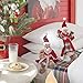 RAZ Imports Set of 2 Posable Elf Ready for Bed Christmas Elfs 16 Inch