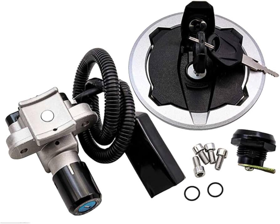 Amazon.com: Ignition Switch Fuel Gas Cap Seat Lock Set Compatible