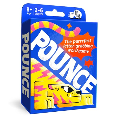 Big Potato Pounce: The Purrrfect Letter Grabbing Card Game | Best New Game 2026 | Perfect for Game Nights Kids Teens and Adults | Players 2-6 Age 8+