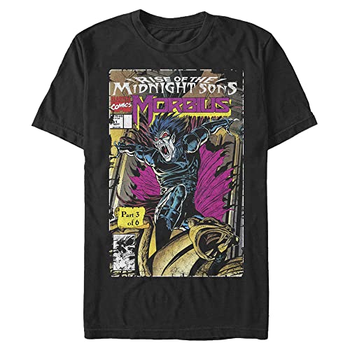T-shirt Marvel Morbius noir 4XL vêtement casual look urbain