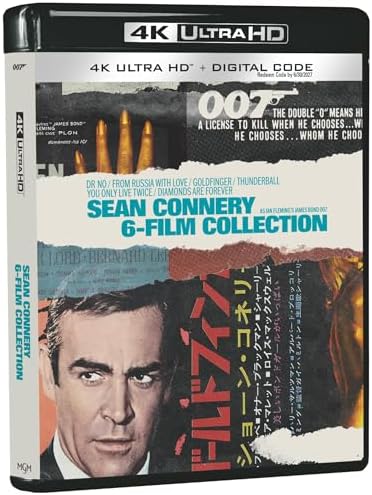 007: James Bond - Sean Connery 6-Film Collection (4K Ultra HD + Digital)