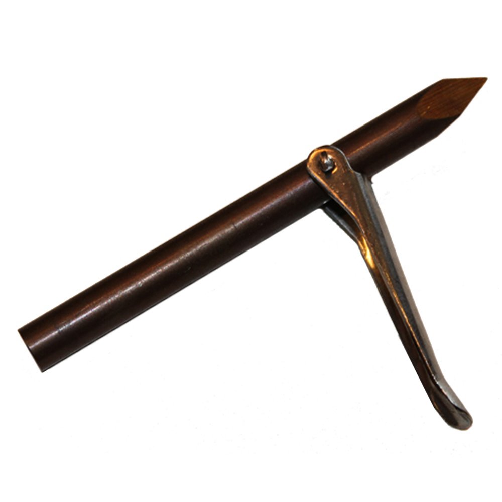 JCS 3inch SS Tri-Cut Single Barb Spear Tip, 6mm Female Thread