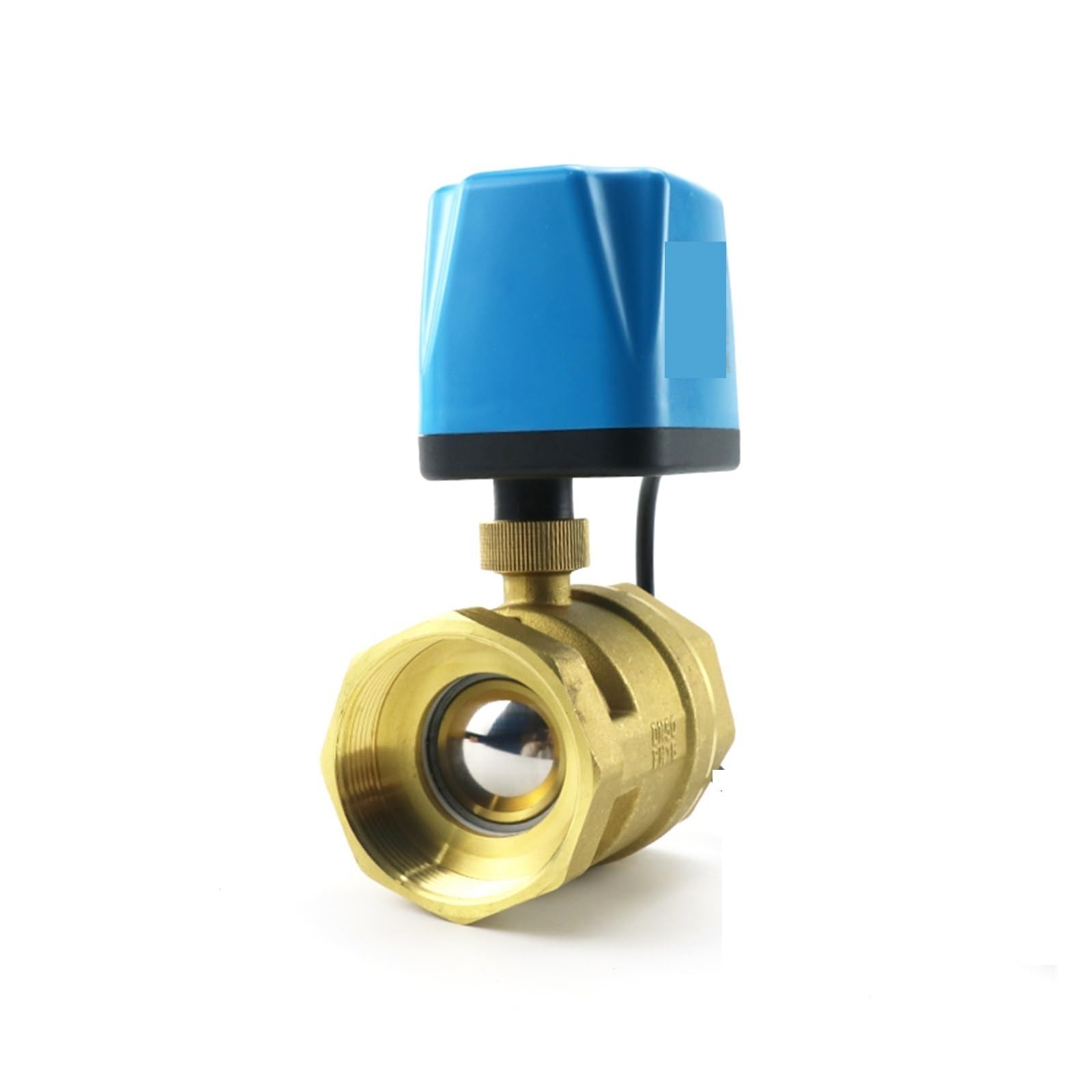 Zawór kulowy, 1/2" 3/4" 1" 2" Normalnie Zamknięty Zawór Kulowy Z Napędem Silnikowym 220 12 V 24 2-przewodowy Mosiężny Elektryczny Elektromagnetyczny DN15 DN20 DN25 DN32(1-1/2",DC12-24V)