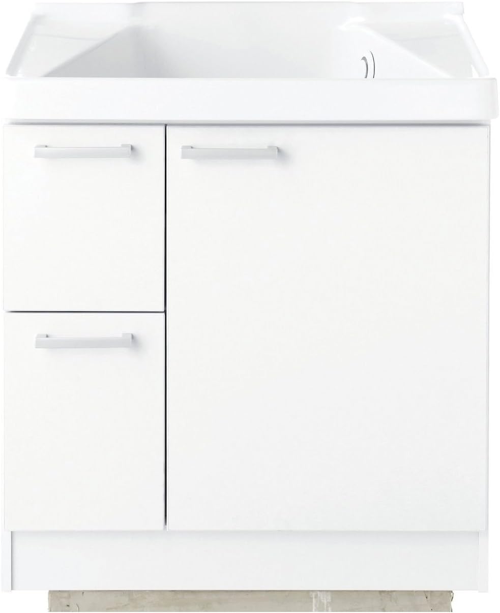 Toto 洗面化粧台 サクア 間口750 洗面台高さ750 片引き出し ホワイト Ldwa075abxxw2a Diy 工具 ガーデン Amazon