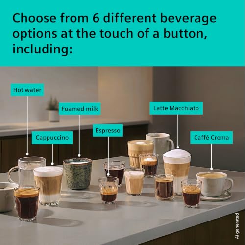 SIEMENS EQ500 iAroma Bean to Cup Coffee Machine, TP551G...