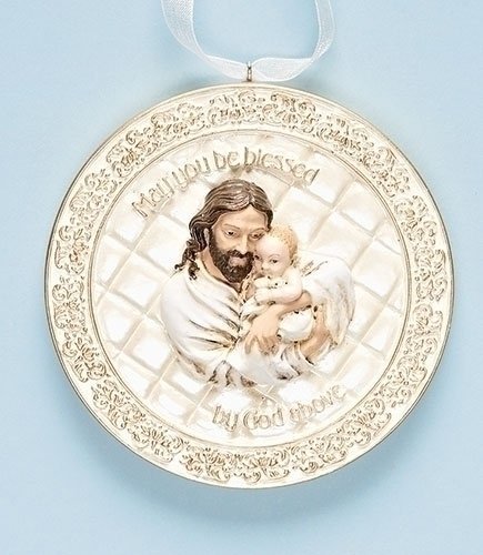 Médaillon Jésus 3.25d le cadeau de baptême idéal pour transmettre la foi