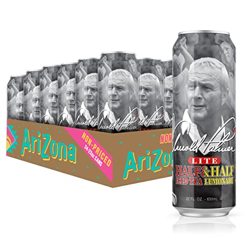 Image of AriZona Arnold Palmer Half and Half - Big Can, 22 Fl Oz (Pack of 24)