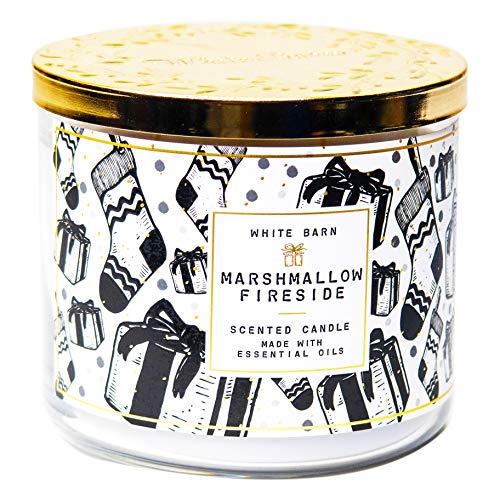 Bath & Body Works White Barn 3-Wick Scented Candle In Marshmallow Fireside #TOP18