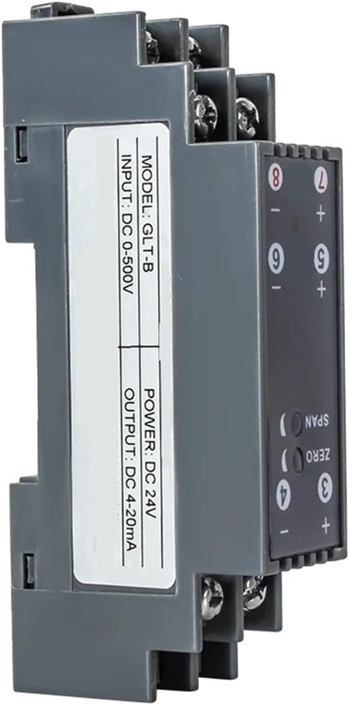 1 in 1 Out Current Voltage Transducer Converter DC ±2000V ±10A 4~20mA 0~5V Current Voltage Transducer Converter(Input 0-75MV,0-10mA Output)