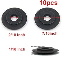 Vista 2 de Spare Wheel Blade, Replacement Wheel for Pipe Tube Cutter Copper Tubing Cutter, 10pcs