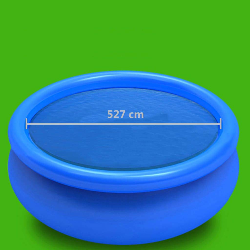 Cubierta de Piscina, Accesorios Piscina, Tapa Piscina, Cubre Piscinas, Cobertor Piscina, Funda Piscina, Protector Suelo Piscina, PE Azul 527 cm